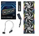 Lian Li UNI FAN SL WIRELESS 3x120mm Siyah Kasa Fanı (G99.12SL1W3B.00)