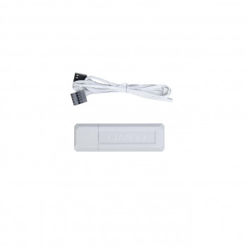 Lian Li UNI FAN REVERSE SL WIRELESS LCD 3x120mm Beyaz Kasa Fanı (G99.12RSLLCD1W3W.00)