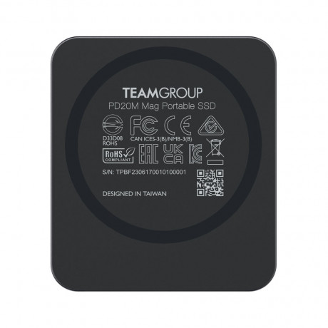 TEAM PD20M 1TB MAG PORTABLE SSD GRAY  2000/2000MB/s (TPSEG2001T0C108)