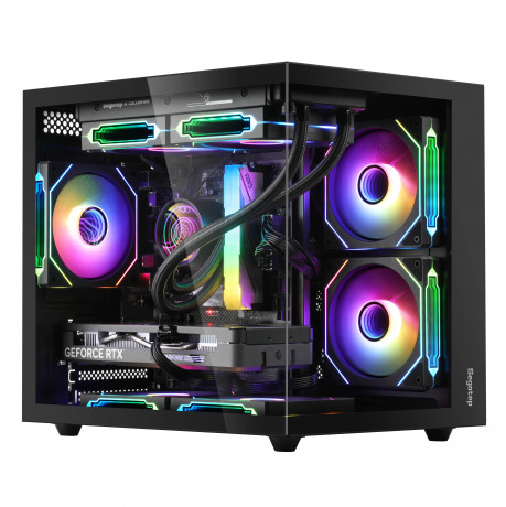 SEGOTEP Brave W1 Siyah 750W 80+ Bronze PCIE 5.0 Midi Tower Kasa