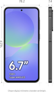 SAMSUNG GALAXY A36 5G 256GB 8GB RAM SIYAH CEP TELE