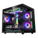 SEGOTEP Brave W1 Siyah 650W 80+ Midi Tower Kasa  (Rainbow Fan)